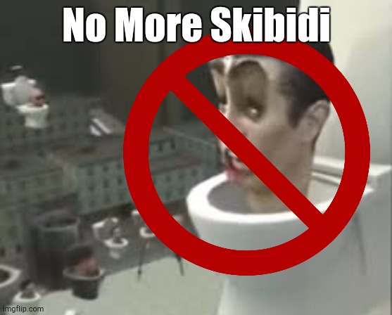 Who's With Me (mod: Everyone who's over 5) | No More Skibidi | image tagged in skibidi toilet meme | made w/ Imgflip meme maker