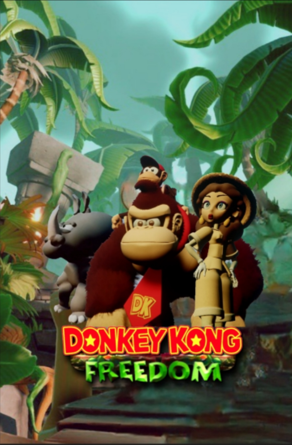 Donkey Kong Freedom Blank Meme Template