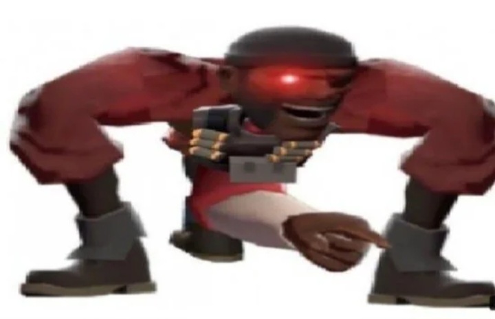 High Quality Curses demo man from tf2 Blank Meme Template