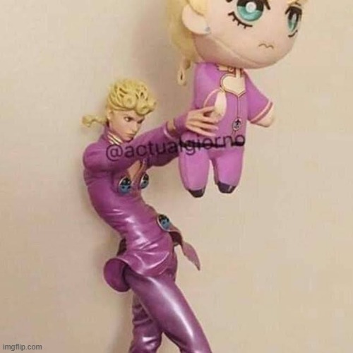 Giorno | image tagged in jojo's bizarre adventure,sylc this is for you | made w/ Imgflip meme maker