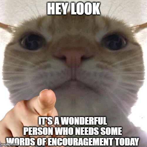 Hey bro, are you feeling sad? It's okay. I'm here for you, if life is hard, always feel free to talk to me about it. I'm always  | HEY LOOK; IT'S A WONDERFUL PERSON WHO NEEDS SOME WORDS OF ENCOURAGEMENT TODAY | image tagged in be happy,i love you,cats | made w/ Imgflip meme maker