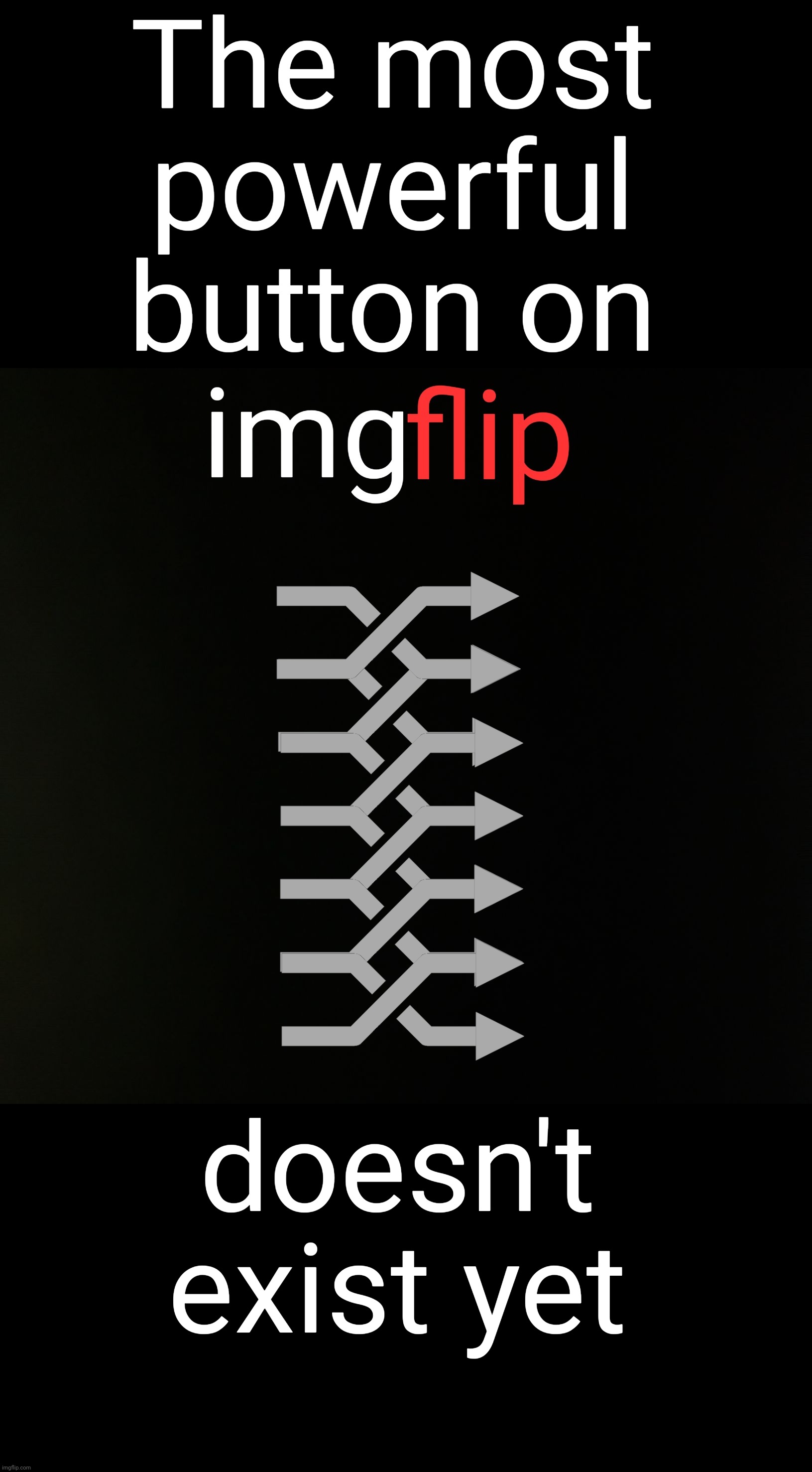 Bring back a flip button, give it some juice. | The most powerful
button on; doesn't exist yet | image tagged in imgflip,flip,flips,backflips,flip button,nostalgia | made w/ Imgflip meme maker