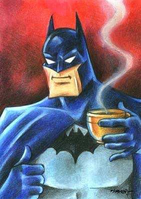 Batman café Blank Meme Template