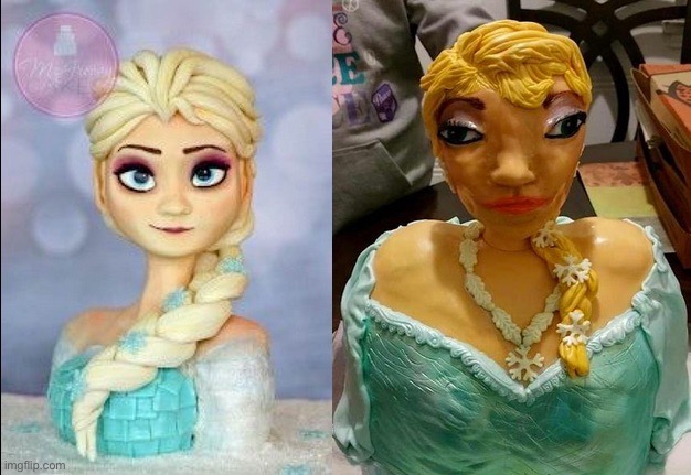Chat…. What is this? ☠️ | image tagged in cakes expectation vs reality | made w/ Imgflip meme maker