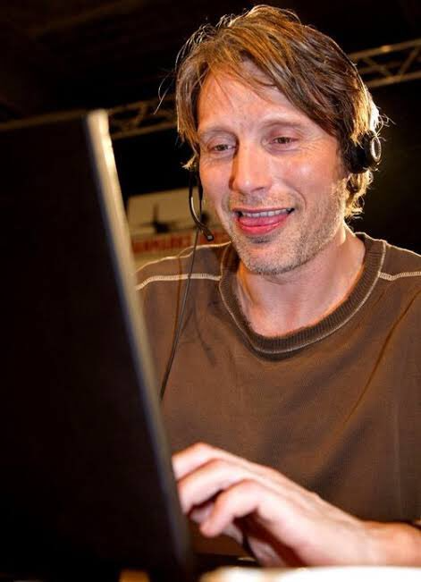 High Quality Mads Mikkelsen Computer Blank Meme Template