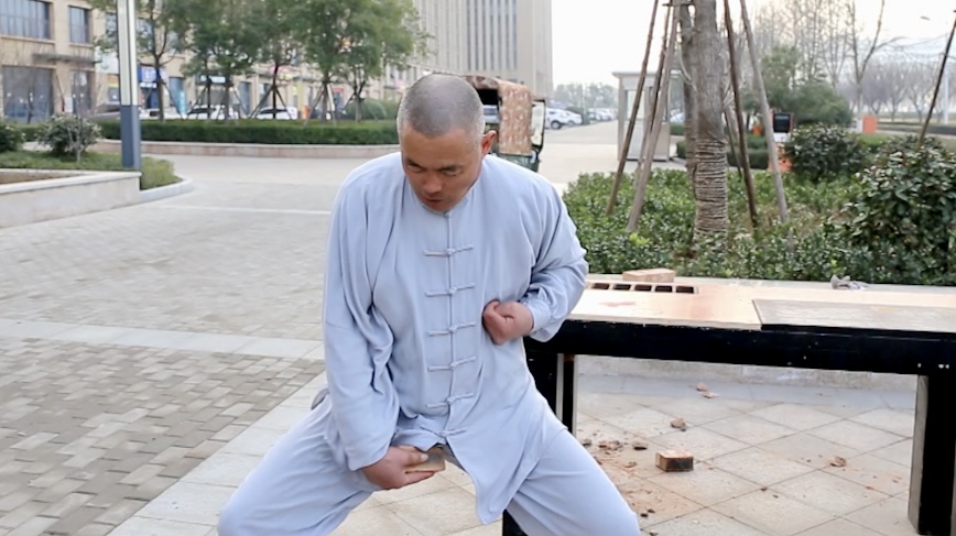 Kung fu crotch monk Blank Meme Template