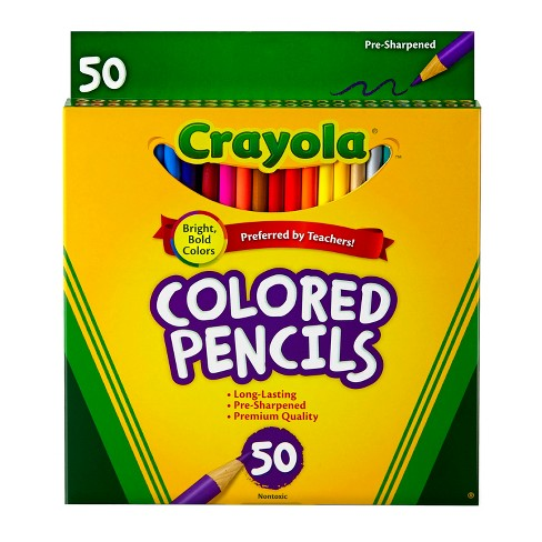 Crayola 50ct Colored Pencils Assorted Colors Blank Meme Template