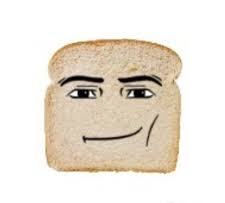 High Quality man face bread Blank Meme Template