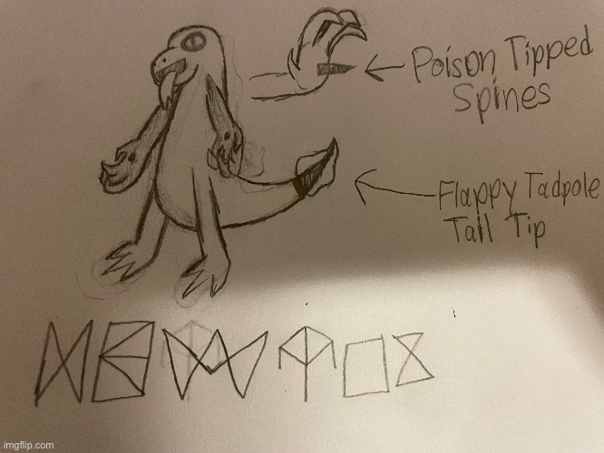 New(t) species, try to read the name! | made w/ Imgflip meme maker
