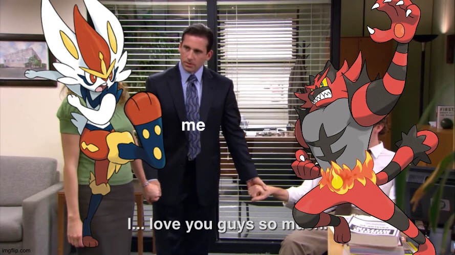 Cinderace and Incineroar are awesome! | image tagged in pokemon | made w/ Imgflip meme maker