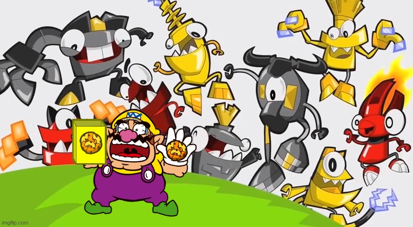 Wario dies by Mixels while eating cookironis.mp3 | made w/ Imgflip meme maker