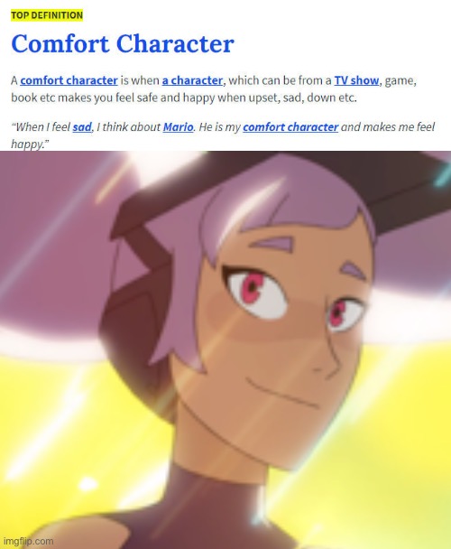 entrapta my beloved | image tagged in comfort character | made w/ Imgflip meme maker