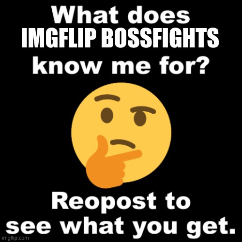 Idk | IMGFLIP BOSSFIGHTS | image tagged in what does ms_memer_group know me for | made w/ Imgflip meme maker