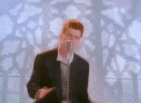 High Quality Rickroll Blank Meme Template