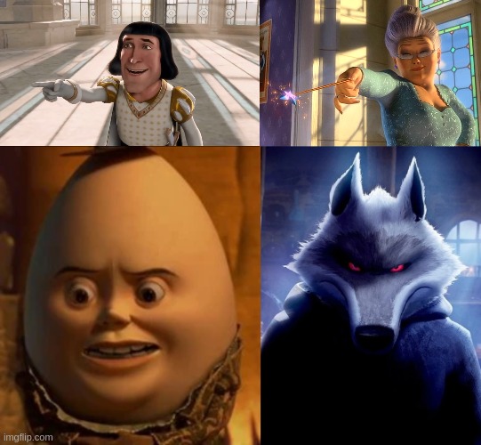 which shrek antagonist would you smash? | image tagged in farquaad pointing,fairy godmother shrek | made w/ Imgflip meme maker