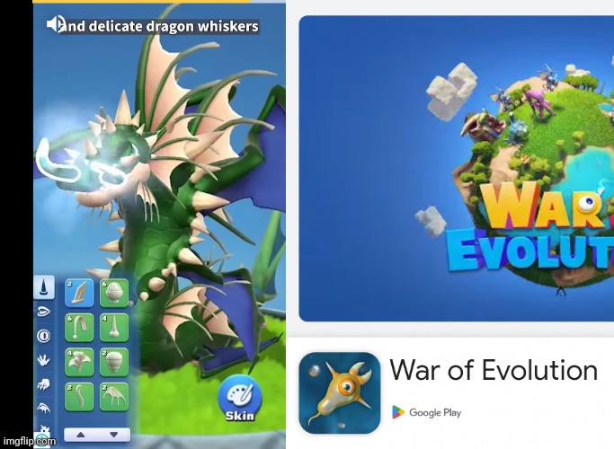 offbrand Spore looking mobile game | image tagged in mobile games,mobile game ads,you have been eternally cursed for reading the tags | made w/ Imgflip meme maker