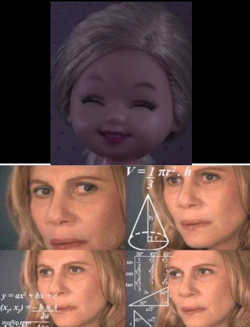 How? | image tagged in math lady/confused lady,grace's world,barbie | made w/ Imgflip meme maker