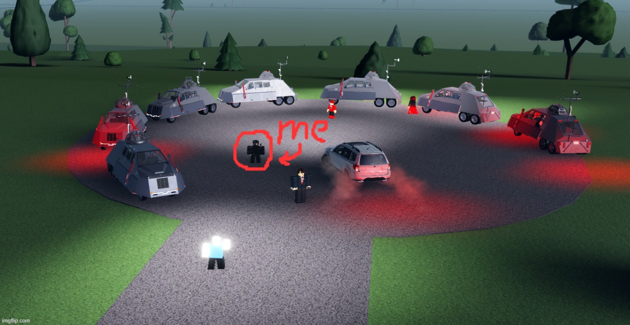 there was an army of TIV 2s, the tornadoes we're scared of us | made w/ Imgflip meme maker