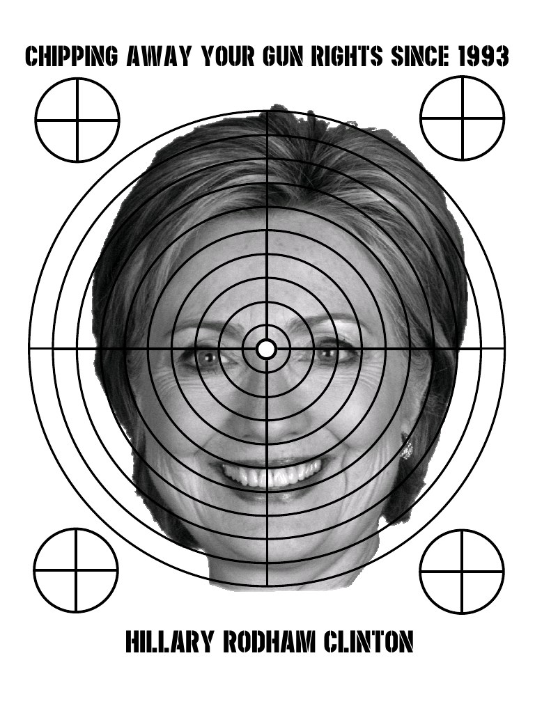 Hillary Clinton shooting target JPP Blank Meme Template