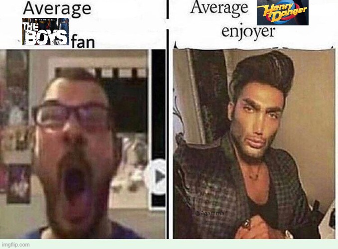 Average *BLANK* Fan VS Average *BLANK* Enjoyer | image tagged in average blank fan vs average blank enjoyer,funny memes,tv shows | made w/ Imgflip meme maker