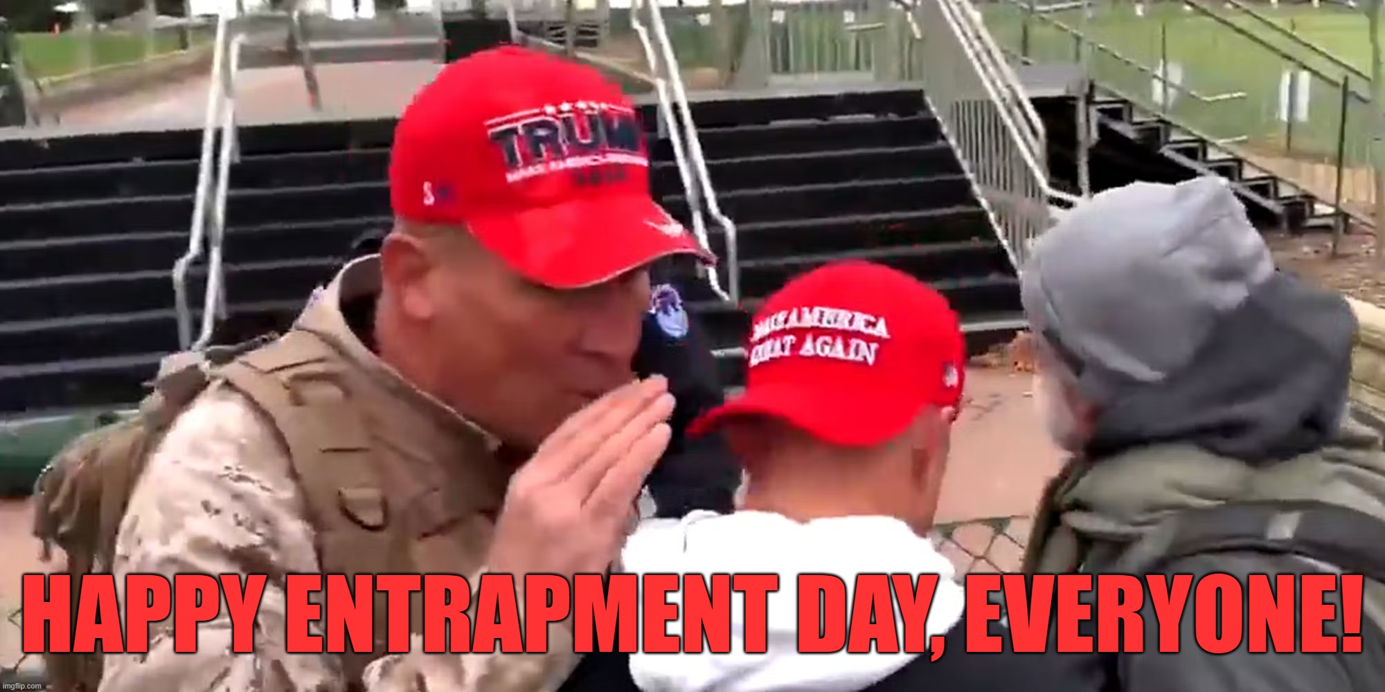 January 6th is Entrapment Day | HAPPY ENTRAPMENT DAY, EVERYONE! | image tagged in ray epps federal agent,feds,glow | made w/ Imgflip meme maker