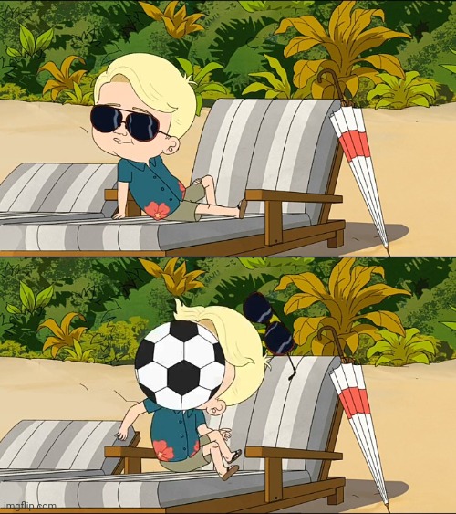 BOW! | image tagged in soccer ball face shot,the prince,hbo max,meme template,getting hit in the face by a soccer ball,soccer | made w/ Imgflip meme maker