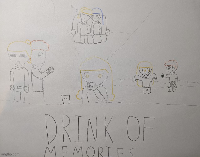 Chapter 1: Drink of Memories | made w/ Imgflip meme maker