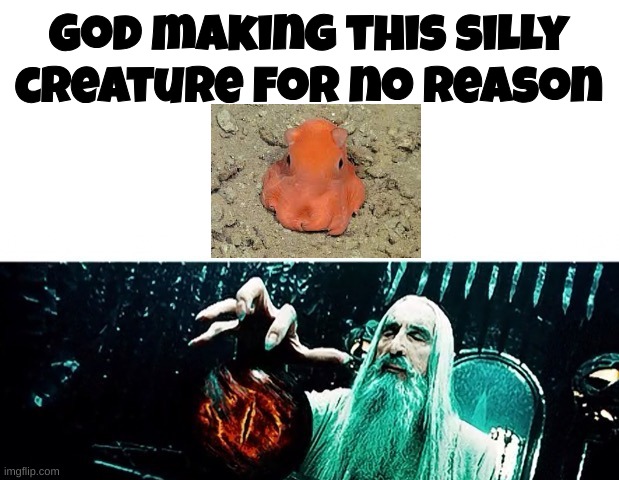 God making this silly creature for no reason | made w/ Imgflip meme maker
