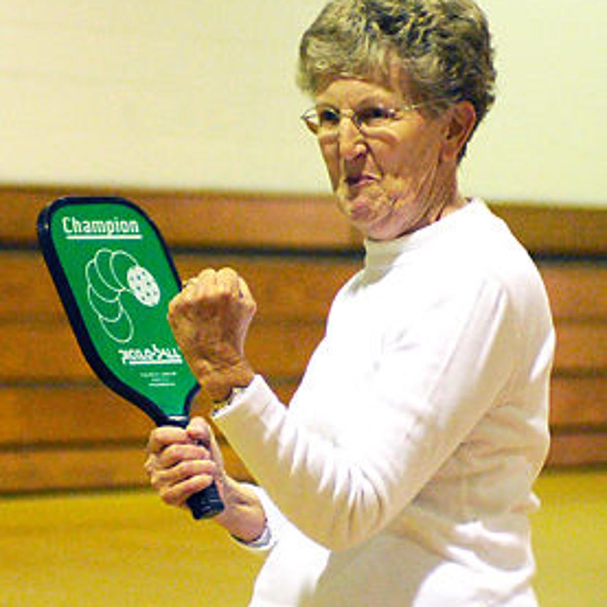 High Quality Pickleball Granny Blank Meme Template