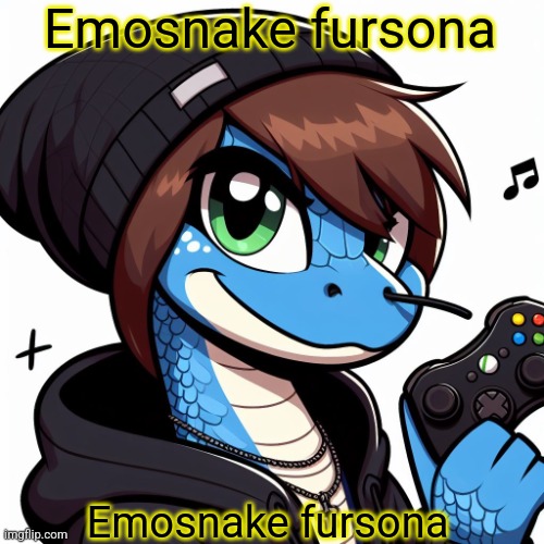 Emosnake OC | Emosnake fursona; Emosnake fursona | image tagged in emosnake oc | made w/ Imgflip meme maker