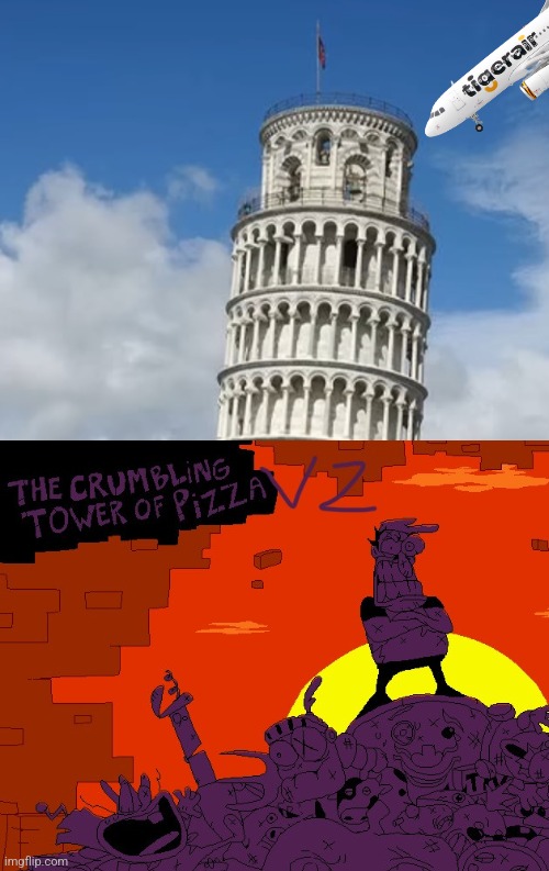 911 But Italy | image tagged in pizza tower | made w/ Imgflip meme maker