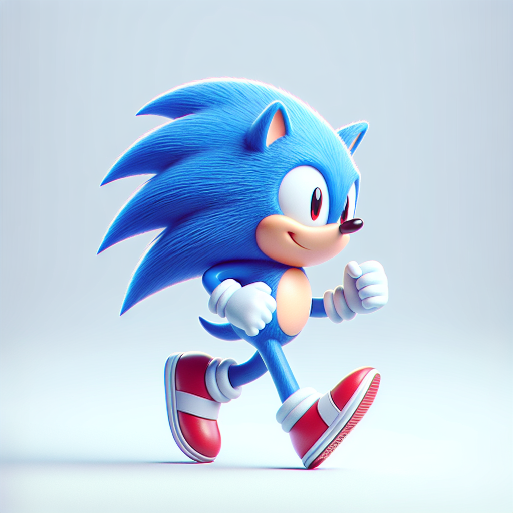 sonic the hedgehog but ai Blank Template - Imgflip