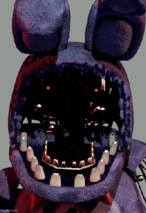 withered bonnie head | image tagged in withered bonnie head | made w/ Imgflip meme maker
