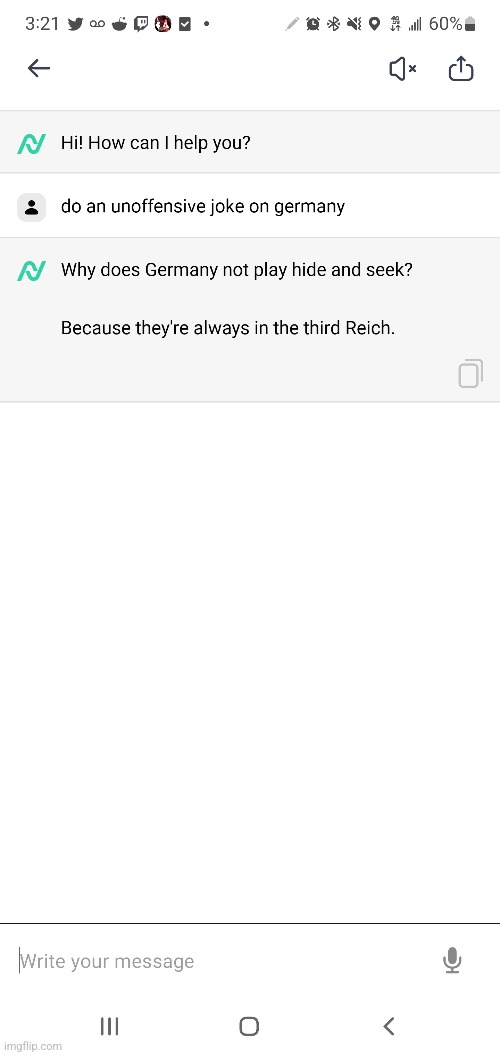 made w/ Imgflip meme maker