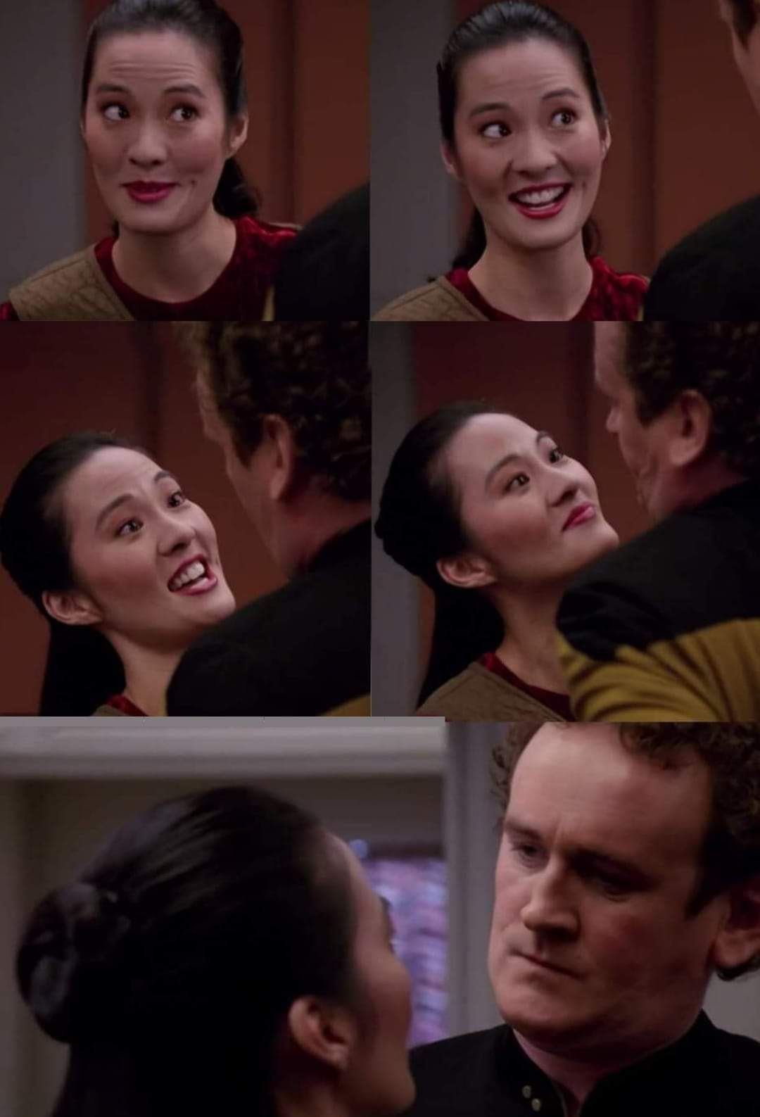 High Quality Keiko and Miles Blank Meme Template