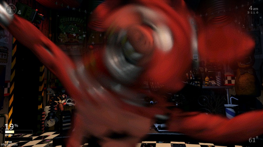 Foxy, will you please let me finish one night in peace | made w/ Imgflip meme maker