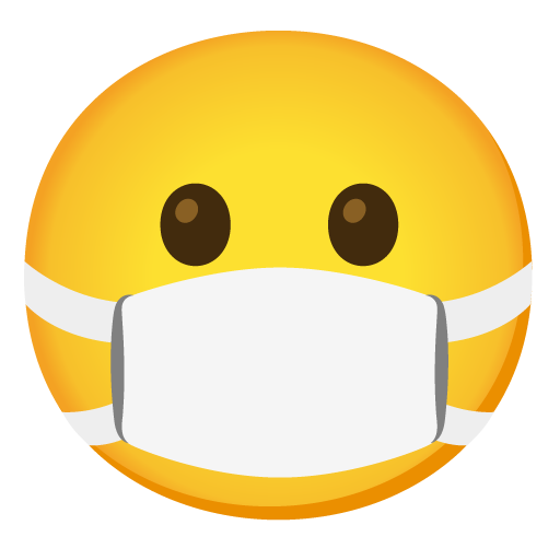 High Quality Face with Medical Mask Blank Meme Template