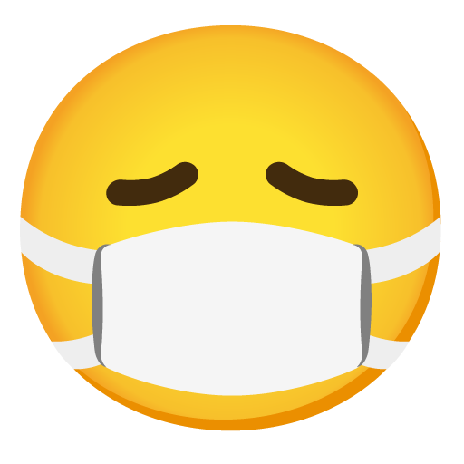 High Quality Face with Medical Mask Blank Meme Template