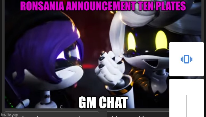 Anonymous | GM CHAT | image tagged in anonymous | made w/ Imgflip meme maker