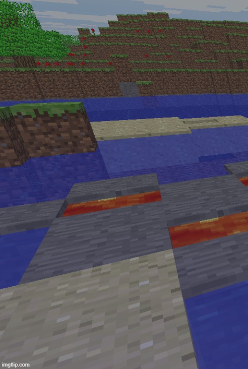 Lakes? | image tagged in horror,minecraft,herobrine | made w/ Imgflip meme maker