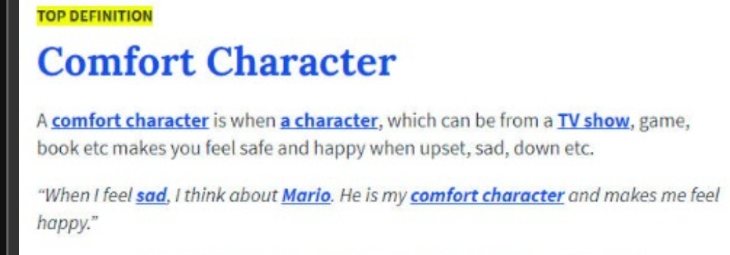 Comfort Character Blank Meme Template