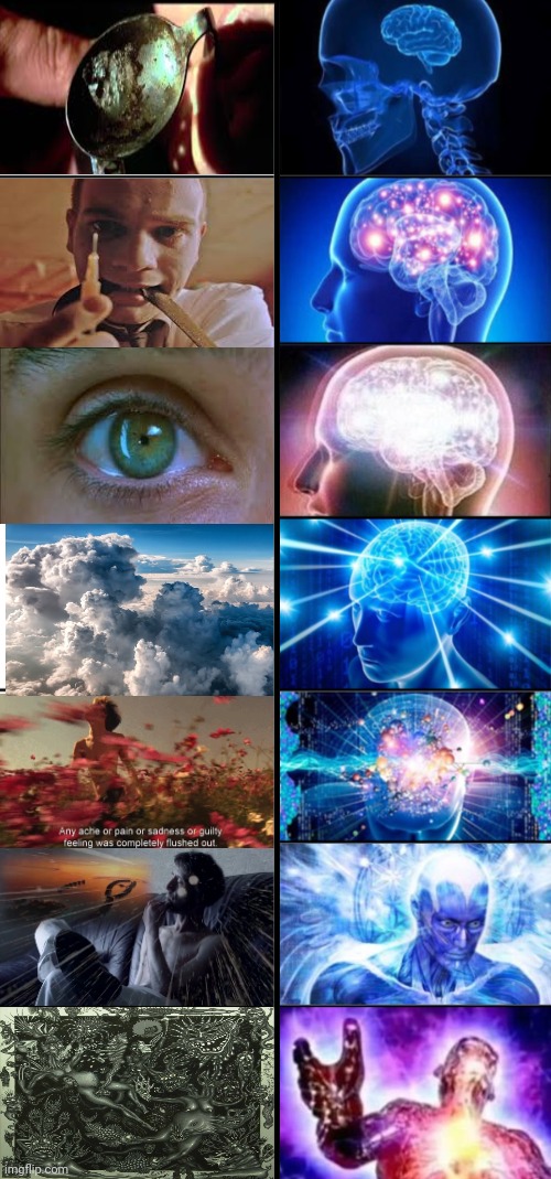 -Dope on the globe. | image tagged in 7-tier expanding brain,don't do drugs,police chasing guy,mass effect andromeda,hey are you sleeping,paradise | made w/ Imgflip meme maker