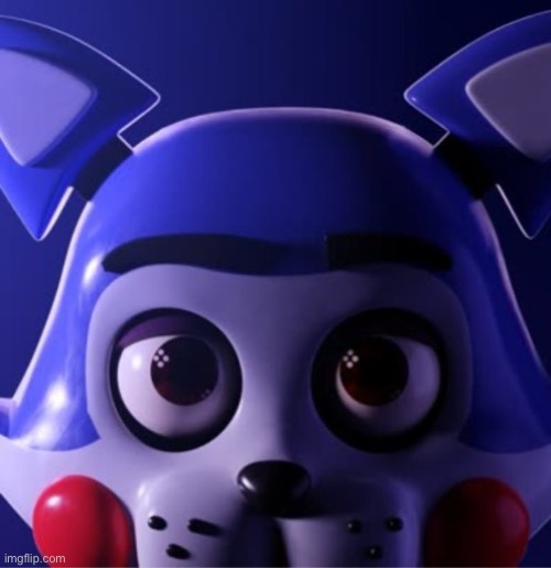 Mf looks like a Toy Bonnie and a Rockstar Foxy combined | made w/ Imgflip meme maker