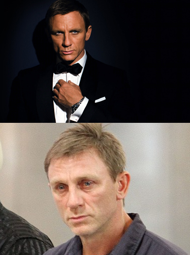 High Quality Daniel Craig Bond Rekt Meme Blank Meme Template