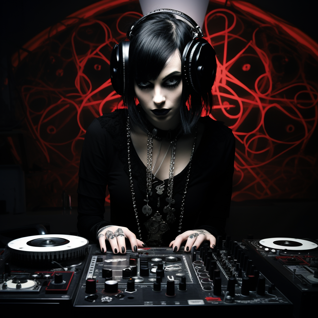 High Quality Goth DJ Blank Meme Template