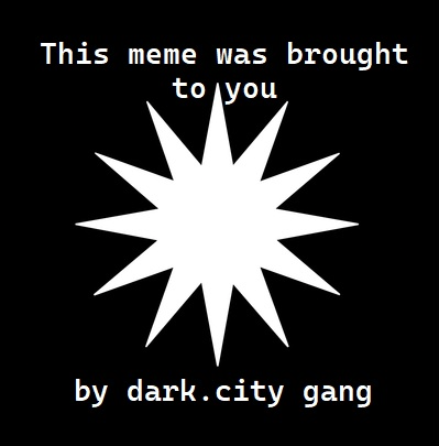 High Quality dark city gang Blank Meme Template