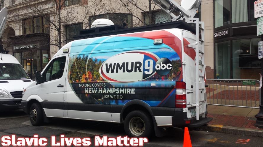 Wmur News Truck | Slavic Lives Matter | image tagged in wmur news truck,slavic,nh,new hampshire | made w/ Imgflip meme maker