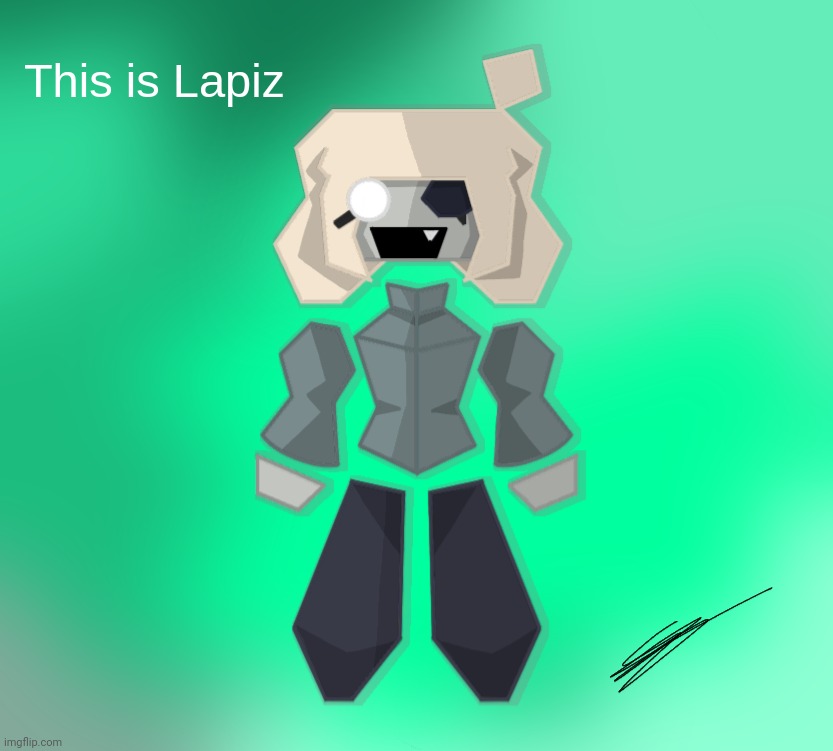 More info in the comments | This is Lapiz | image tagged in kleki drawings | made w/ Imgflip meme maker