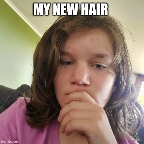 Yee | MY NEW HAIR | image tagged in yay | made w/ Imgflip meme maker