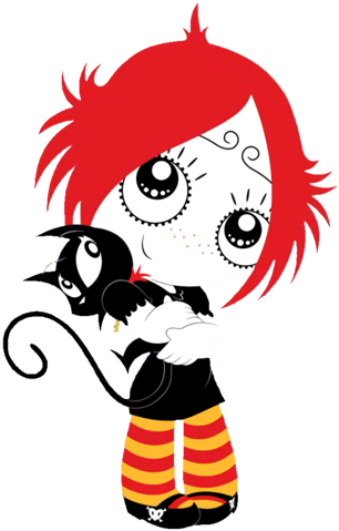 High Quality Ruby Gloom Blank Meme Template